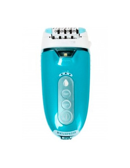 Rowenta EP9330 epilatore 24 pinzette Turchese, Bianco