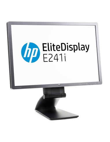 HP EliteDisplay E241i 61 cm (24") 1920 x 1200 Pixel LED Argento