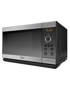 Hotpoint MWHA 2322 X forno a microonde Superficie piana Microonde combinato 23 L 1800 W Nero, Acciaio inossidabile