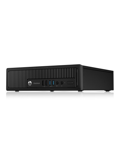 HP EliteDesk 800 G1 DDR3-SDRAM i3-4130 USFF Intel® Core™ i3 4 GB 500 GB HDD Windows 7 Professional PC Nero