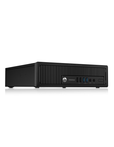 HP EliteDesk 800 G1 DDR3-SDRAM i3-4130 USFF Intel® Core™ i3 4 GB 500 GB HDD Windows 7 Professional PC Nero