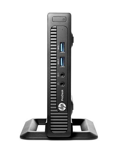 HP ProDesk 600 G1 Mini DDR3-SDRAM G3220T Desktop Intel® Pentium® G 4 GB 500 GB HDD Windows 7 Professional Mini PC Nero