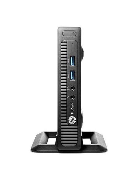 HP ProDesk 600 G1 Mini DDR3-SDRAM G3220T Desktop Intel® Pentium® G 4 GB 500 GB HDD Windows 7 Professional Mini PC Nero