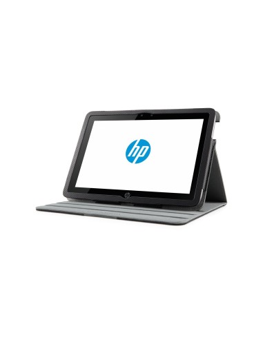 HP Slate 10 HD Stand Case 25,4 cm (10") Custodia flip a libro Nero, Grigio