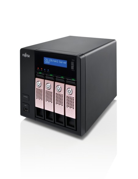 Fujitsu CELVIN NAS Q802 Tower Collegamento ethernet LAN Nero