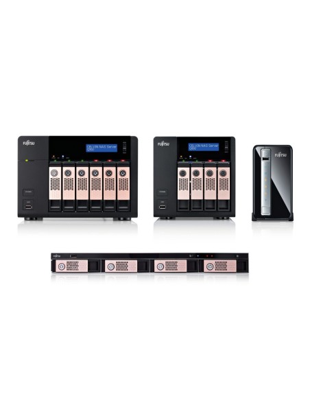 Fujitsu CELVIN NAS Q802 Tower Collegamento ethernet LAN Nero