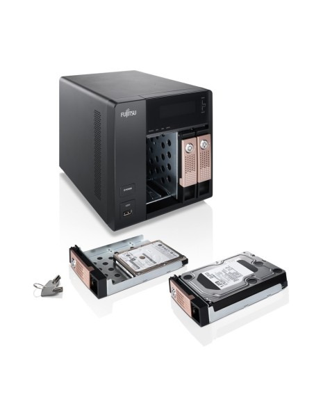 Fujitsu CELVIN NAS Q802 Tower Collegamento ethernet LAN Nero