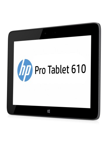 HP Pro Tablet 610 G1 64 GB 25,6 cm (10.1") Intel Atom® 4 GB Wi-Fi 4 (802.11n) Windows 8.1 Pro Grafite