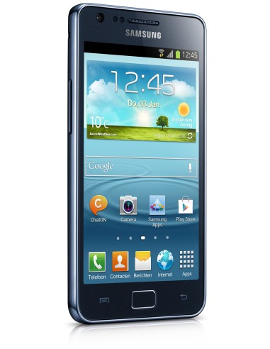 Samsung Galaxy S II Plus GT-I9105 10,9 cm (4.3") SIM singola Android 4.1 3G 1650 mAh Blu, Grigio