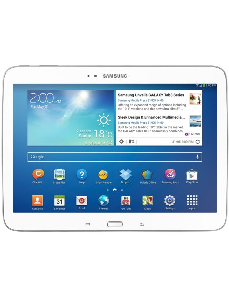 Samsung Galaxy Tab 3 10.1 3G 16 GB 25,6 cm (10.1") Intel Atom® 1 GB Wi-Fi 4 (802.11n) Android Bianco