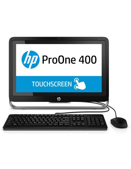 HP ProOne 400 G1 Intel® Core™ i3 54,6 cm (21.5") Touch screen 4 GB DDR3-SDRAM 500 GB HDD PC All-in-one Windows 8.1 Pro Nero