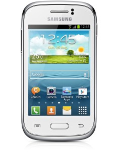 Samsung Galaxy Young GT-S6310 8,31 cm (3.27") SIM singola Android 4.1 3G 4 GB 1300 mAh Bianco