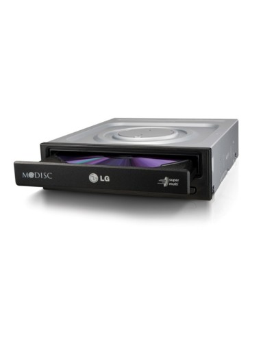 LG GH24NSB0 lettore di disco ottico Interno DVD Super Multi DL Nero, Argento