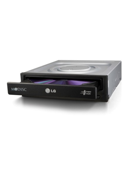 LG GH24NSB0 lettore di disco ottico Interno DVD Super Multi DL Nero, Argento