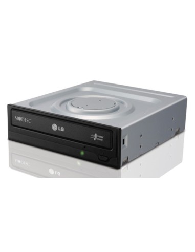 LG GH24NSB0 lettore di disco ottico Interno DVD Super Multi DL Nero, Argento