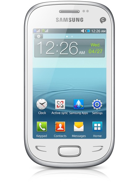 Samsung S5292 8,64 cm (3.4") Bianco