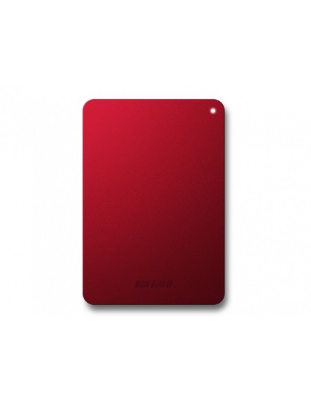 Buffalo Ministation Safe, 1TB disco rigido esterno 1000 GB Rosso