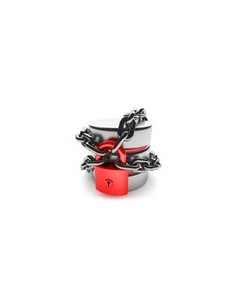 Buffalo Ministation Safe, 1TB disco rigido esterno 1000 GB Rosso 2