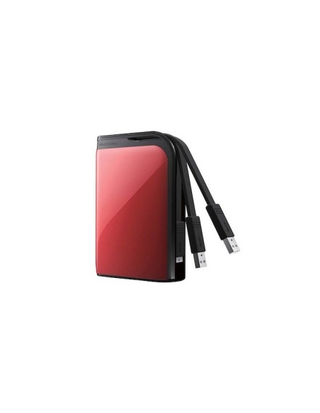 Buffalo MiniStation Extreme 500GB disco rigido esterno Rosso