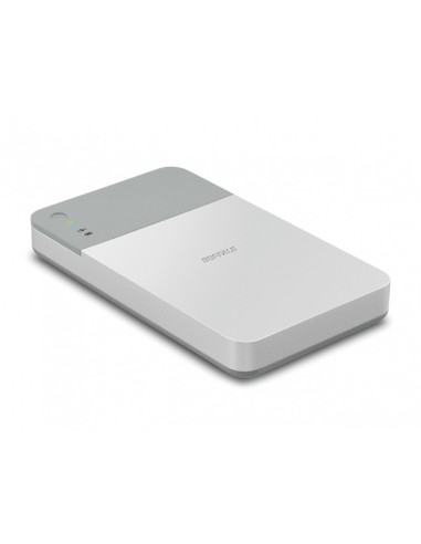 Buffalo MiniStation 500GB Air disco rigido esterno Wi-Fi Grigio, Argento