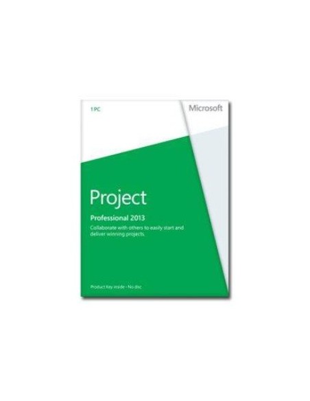 Microsoft Project 2013 Professional, x32 64, 1u, ENG 1 licenza e