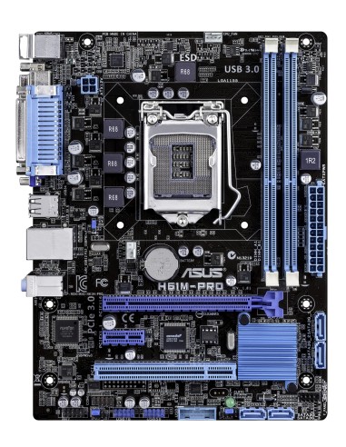 ASUS H61M-PRO Intel® H61 LGA 1155 (Socket H2) micro ATX