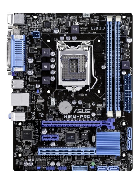 ASUS H61M-PRO Intel® H61 LGA 1155 (Socket H2) micro ATX
