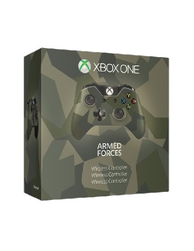 Microsoft Xbox One Armed Forces Camouflage Wireless Controller Mimetico RF Gamepad