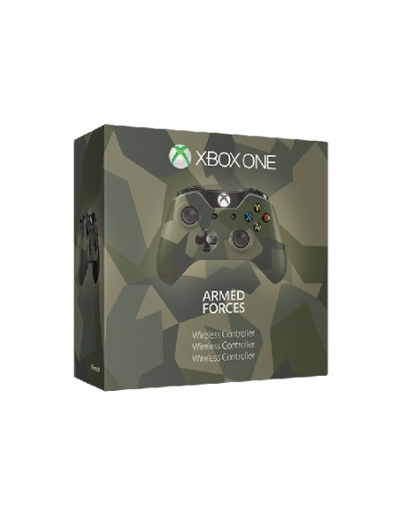 Microsoft Xbox One Armed Forces Camouflage Wireless Controller Mimetico RF Gamepad