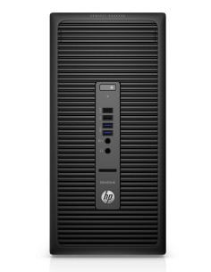 HP EliteDesk 705 G1 DDR3-SDRAM A8-6500B Micro Tower AMD A8 4 GB 500 GB HDD Windows 7 Professional PC Nero