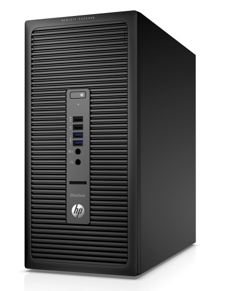 HP EliteDesk 705 G1 DDR3-SDRAM A8-6500B Micro Tower AMD A8 4 GB 500 GB HDD Windows 7 Professional PC Nero
