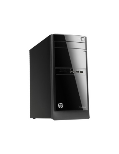 HP 110-420nl DDR3L-SDRAM J1800 Micro Tower Intel® Celeron® 4 GB 500 GB HDD Windows 8.1 PC Nero