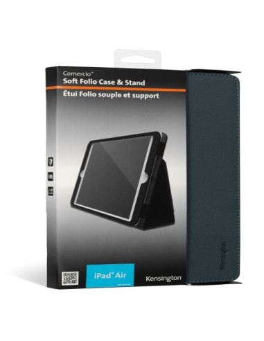 Kensington Custodia morbida pieghevole Comercio™ e supporto per iPad® Air - Nero Tessuto