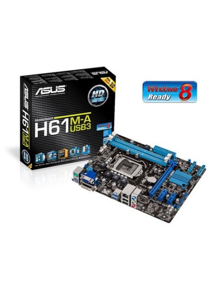 ASUS H61M-A USB3 Intel® H61 LGA 1155 (Socket H2) micro ATX