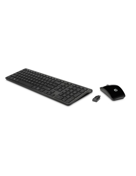 HP C6010 Wireless Desktop tastiera RF Wireless Nero