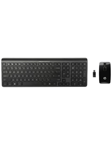 HP C6010 Wireless Desktop tastiera RF Wireless Nero