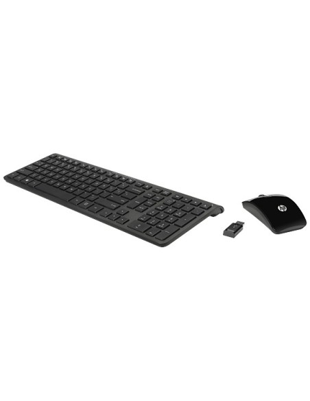 HP C6010 Wireless Desktop tastiera RF Wireless Nero