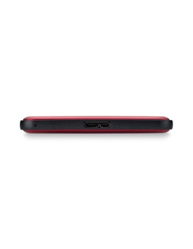 Buffalo MiniStation Slim 500GB disco rigido esterno Rosso