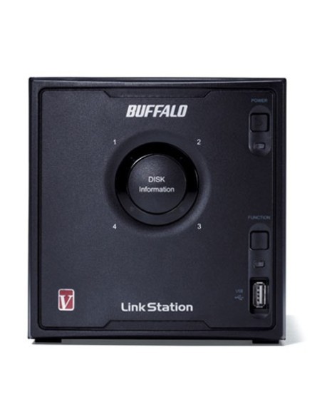 Buffalo 16TB LinkStation Pro Quad NAS Mini Tower Collegamento ethernet LAN Nero 88F6282