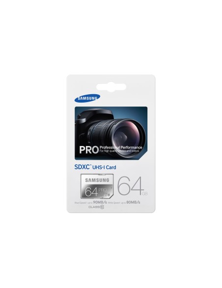 Samsung 64GB, SDXC, Pro UHS Classe 10