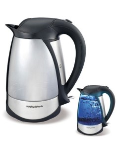 Morphy Richards 43128 bollitore elettrico 1,7 L 2200 W Nero, Argento