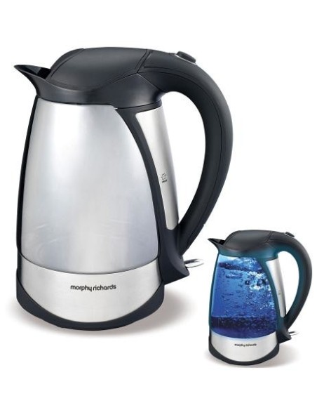 Morphy Richards 43128 bollitore elettrico 1,7 L 2200 W Nero, Argento
