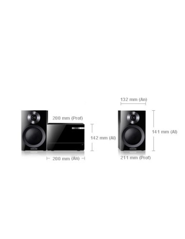 Samsung MM-E320 Mini impianto audio domestico 20 W Nero