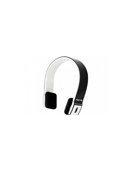NGS Black Artica Wireless Cuffie Nero, Bianco
