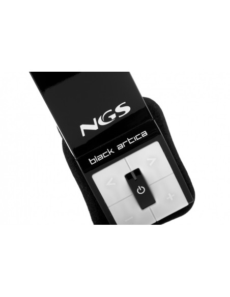 NGS Black Artica Wireless Cuffie Nero, Bianco