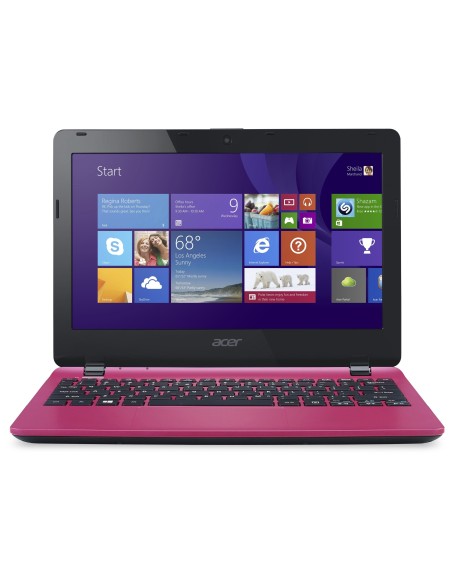 Acer Aspire E 11 E3-111-C20F Computer portatile 29,5 cm (11.6") Intel® Celeron® 2 GB DDR3L-SDRAM 500 GB HDD Windows 8.1 Rosa
