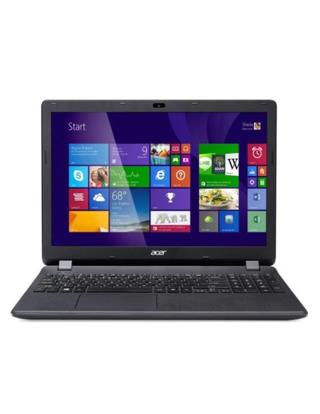 Acer Aspire E ES1-512-C08J Computer portatile 39,6 cm (15.6") HD Intel® Celeron® 4 GB DDR3L-SDRAM 500 GB HDD Windows 8.1 Nero