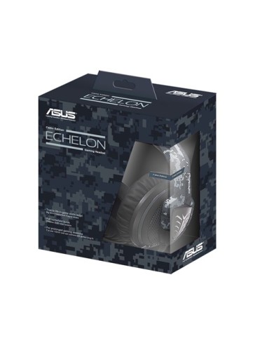 ASUS Echelon Auricolare Cablato A Padiglione Giocare Nero, Grigio