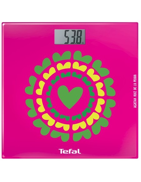 Tefal PP1123 bilance pesapersone Rettangolo Multicolore Bilancia pesapersone elettronica