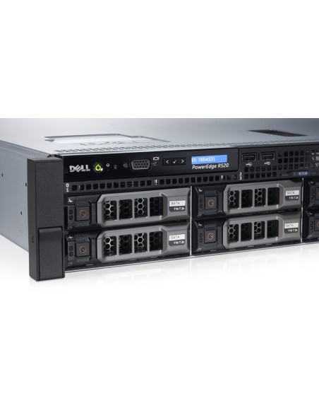 DELL PowerEdge R520 server 32 TB 2,4 GHz 4 GB Armadio (2U) Famiglia Intel® Xeon® E5 v2 750 W DDR3-SDRAM
